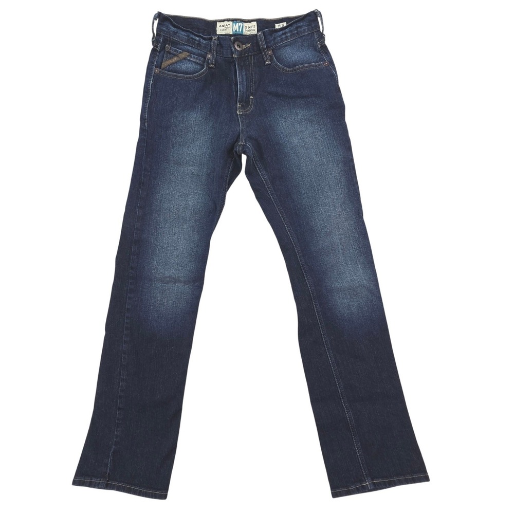 Ariat M7 Legacy Fremont Straight Leg Jeans Mens 29x34 Dark Wash Slim Fit